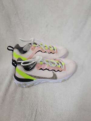 Size 7.5 - Nike React Element 55 Premium Light Soft Pink Volt W