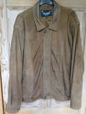 Vintage Red Skins Jacket Mens Size 4XL  Mens Leather  Suede  Brown