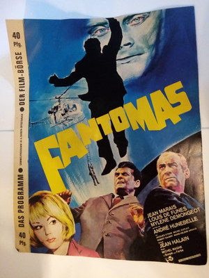 Fantomas (mit Louis de Funes) -Programmheft 6 seitig-alt..von Filmbörse - alt