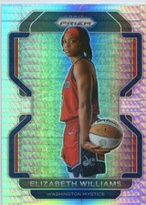 2022 Panini Prizm WNBA ELIZABETH WILLIAMS #95 SILVER HYPER PRIZM