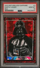 2023 Topps Chrome Sapphire Star Wars Darth Vader Red /5 PSA 10 POP 2