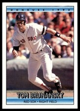1992 Donruss Tom Brunansky Boston Red Sox #490