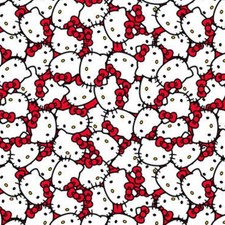 Hello Kitty Packed Cotton Fabric Pillowcase