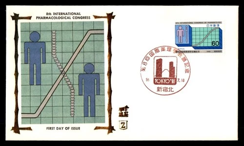 Mayfairstamps Japan FDC 1981 Pharmacological Congress Graph First Day Cover aaw_