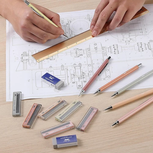 Mr. Pen- Boho Mechanical Pencil Set with Lead and Erasers Refills, 6 Pack, Boho - Picture 5 of 9