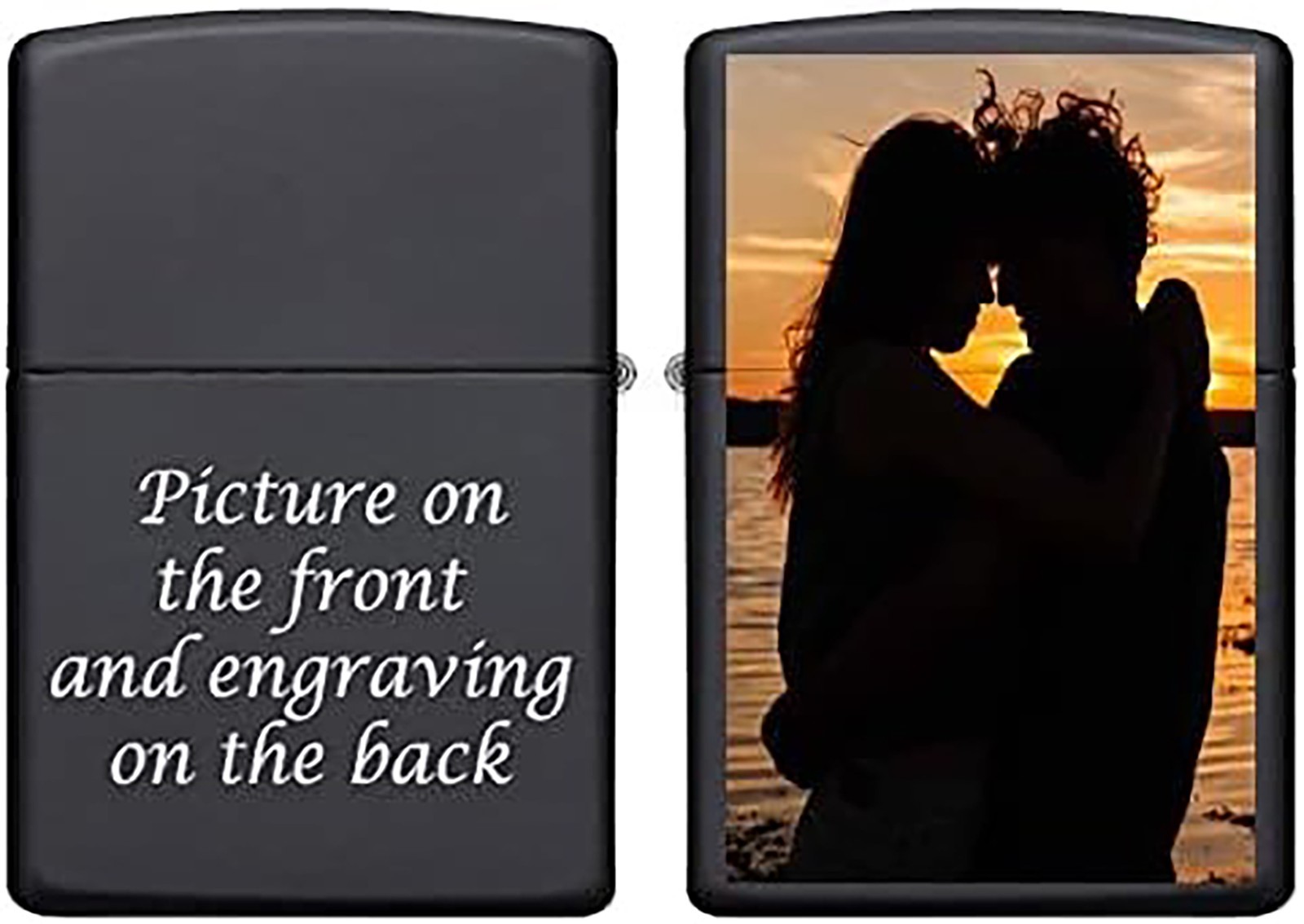 Photo Or Logo Classic Matte Black Lighter Free
