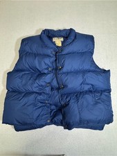Vintage L.L. Bean men  s Blue Puffer Vest