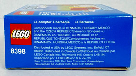 LEGO (8398) City:  BBQ Stand - New Sealed Retired - Chef Food Cart - Modular