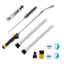 RV Water Heater Anode, Hot Water Heater Flush Wand and 9 Pcs RV Anode Rod Kit