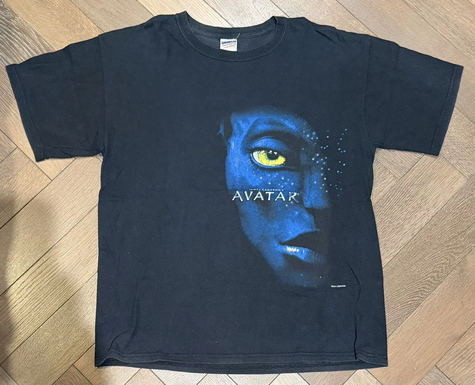 Vintage 2009 Avatar Movie Promo Shirt L James Cameron Sci Fi TV RARE