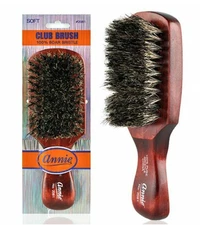 soft club 100% pure BOAR BRISTLE WAVE HAIR BRUSH durag MAN