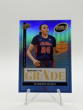 2025 Upper Deck World of Sports Making the Grade Blue Madison Scott
