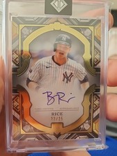 2025 Transcendent Ben Rice Rookie Showcase Auto 23/25 Yankees Hard Signed