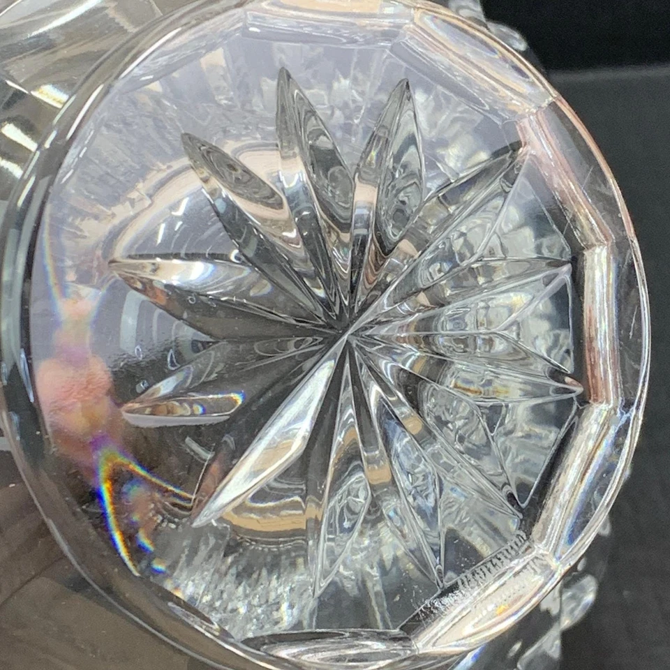 Tigela de cristal pesada corte pedestal de vidro prato de doces tigela decorativa transparente - Imagem 4 de 4