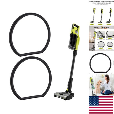 #ad 2 Pack Replacement Gaskets for Ryobi ONE 18V Vacuum Easy Installation $12.44
