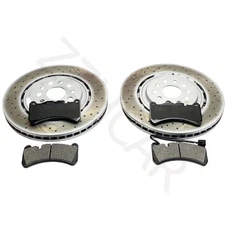 For 2014-2021 Maserati Ghibli SQ4 Quattroporte AWD Front Brake Pads & Rotors