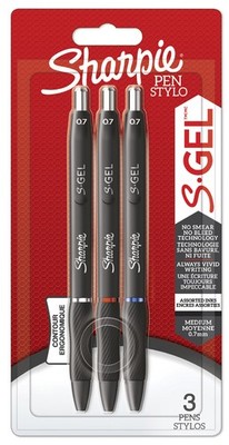 Sharpie Gelschreiber S-GEL 0,7 mm sortiert 3er Blister