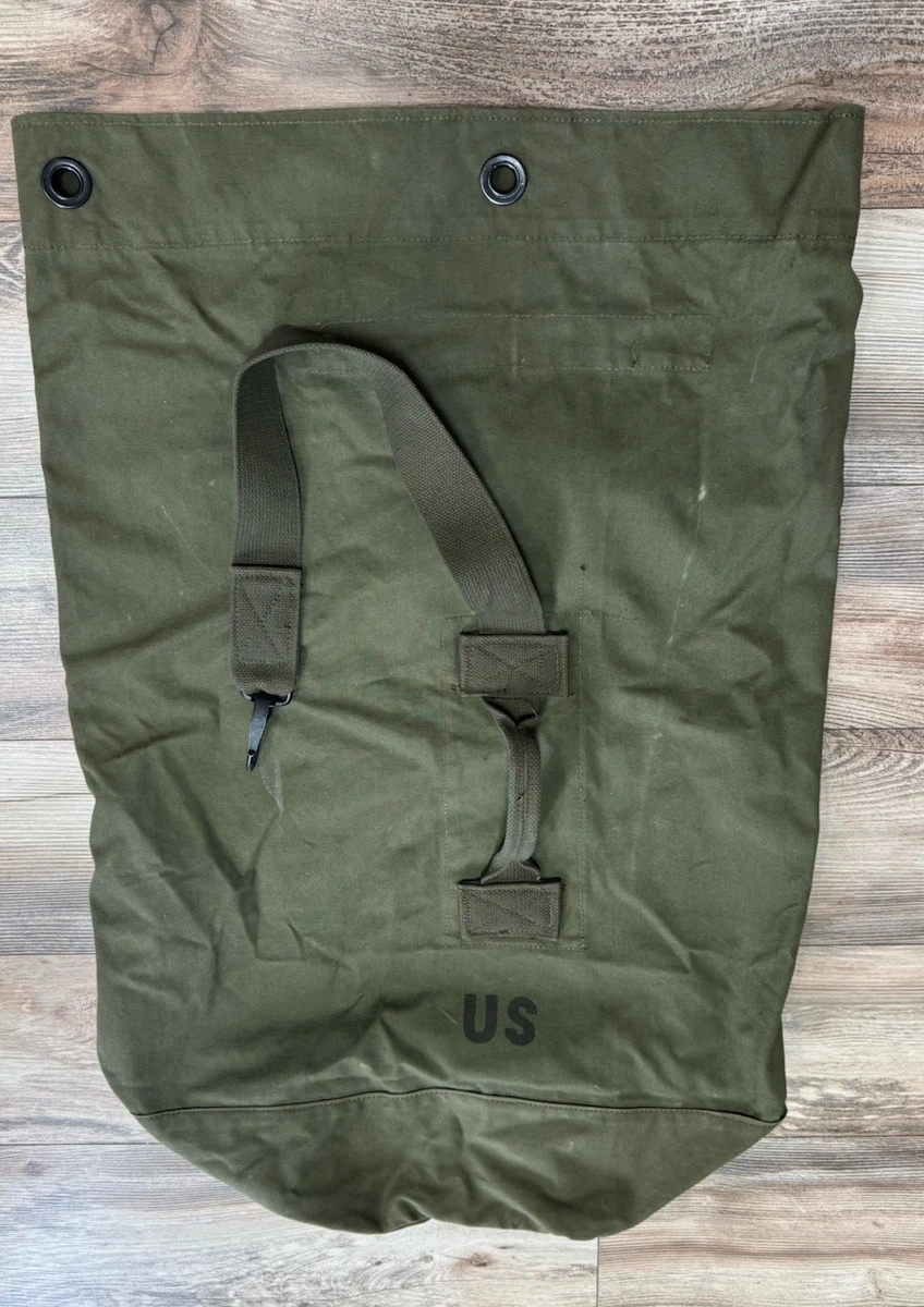 Vintage Army Duffle Bag In Collectible Military Surplus Bags