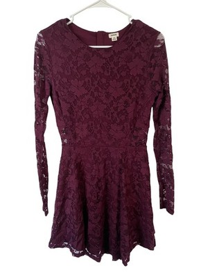 Garage Dress with Mesh Long-Sleeve + Sides Size M