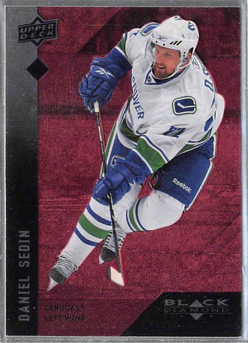 2009-10 Black Diamond Ruby #9 Daniel Sedin /100 - Foto 1 di 2