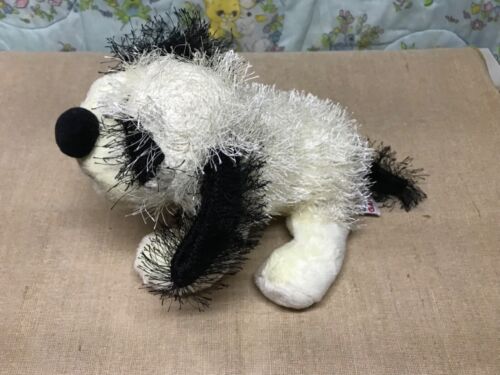 Ganz Webkinz 8” Black & White Cheeky Dog No Code - Picture 2 of 5