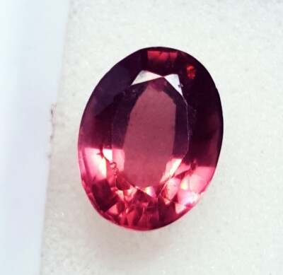 Rhodolit Granat Himbeerrosa Oval Schliff 9.60 Ct Zertifiziert Lose Edelstein