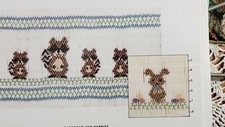 Raccoons & Rabbits Clowns Vintage Smocking Em...