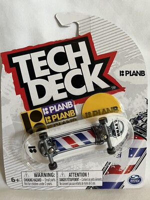  Tech Deck Plan B Barber's Pole Skateboard Fingerboard -Brand New!