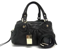 Marc Jacobs Classic Q Baby Groovy 2WAY Bag Black Strap (Metal Fittings : Silver)