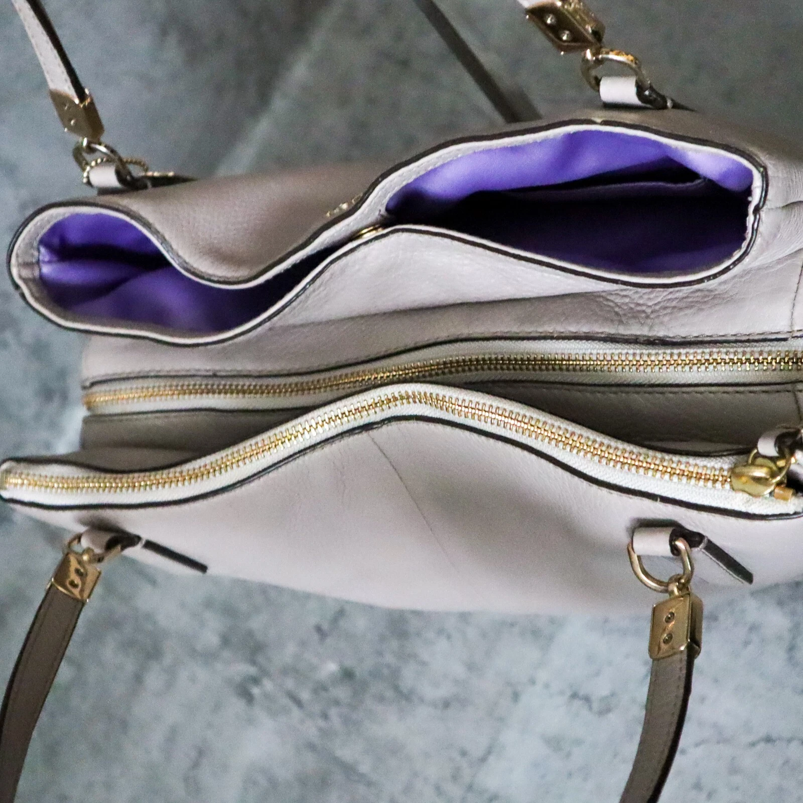 Coach Madison 27859 Borsa a mano tracolla in pelle con logo