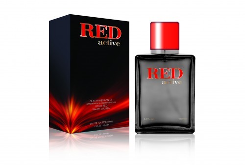RED ACTIVE designer oz EDT cologne spray by PREFERRED