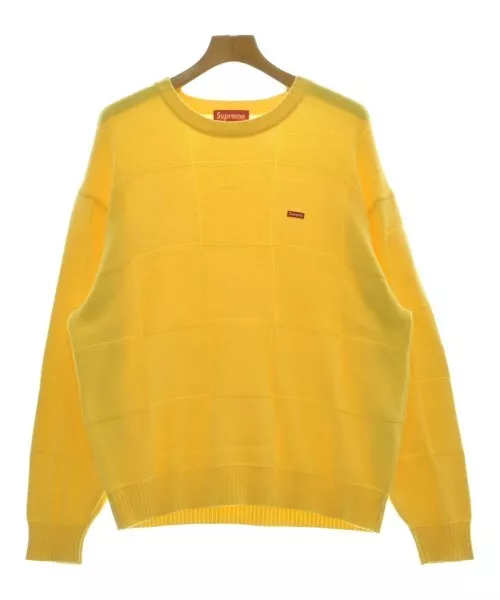 Tricots/pull jaune Supreme M 2200524569030
