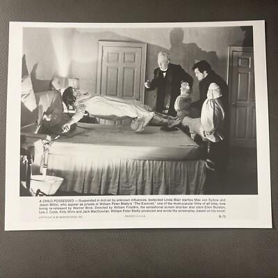 Rare VTG William Friedkin The Exorcist Movie Photo HBO PROMO