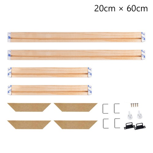 Art Canvas Stretcher Bar DIY Picture Natural Solid Wood Frame Stretching Strip - Picture 20 of 84