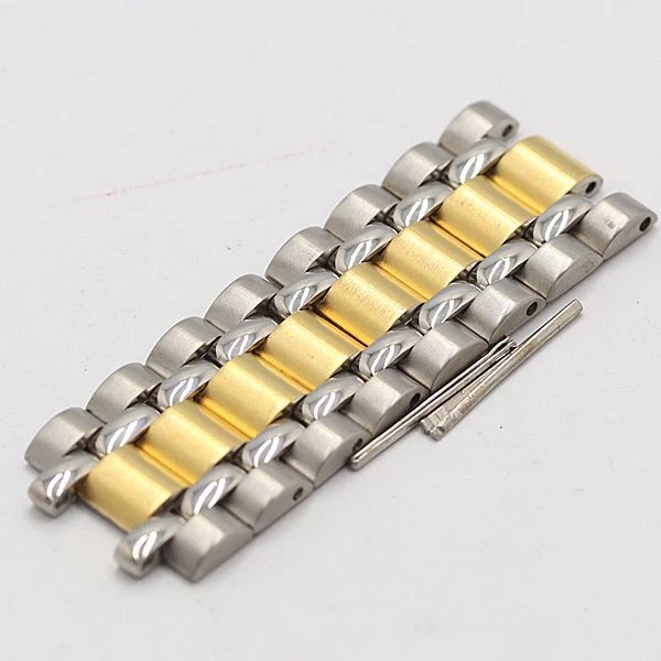Bracelet ceinture montre femme GUCCI authentique 8 maillons 8000L pièces bicolore 14 mm