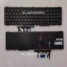 New for DELL LATITUDE 5500 5501 5510 5511 2019 Keyboard Arabic  US BACKLIT