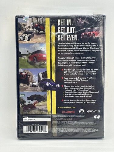 The Italian Job PS2 Factory Sealed PlayStation Brand New Wata VGA CGC - Picture 2 of 6