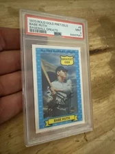 Babe Ruth PSA 9 Vintage Baseball Card Rold Gold Bambino Collector Yankees 1970