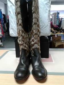 coach signature boots