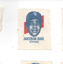 1971 Topps BaseBall Tattoo Juan MARICHAL - Giants