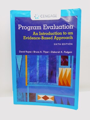 Program Evaluation: An Introduction to - Paperback, by Royse David; Thyer - Good