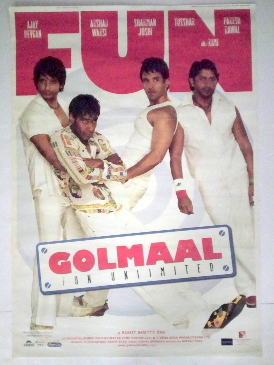 Movie Poster Golmaal Full Movie 2017 Golmaal Fun Unlimited