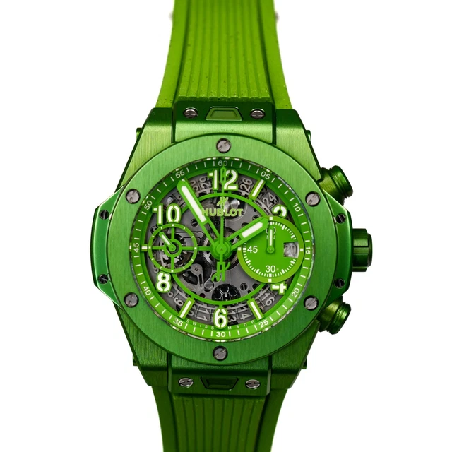Hublot Big Bang Unico Nespresso 441.UG.5220.RX.NES23 Limited 42mm Green Full Set