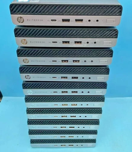 JOB LOT x10 HP EliteDesk 705 G4 Mini PC/AMD PRO A10/8GB RAM/240GB SSD