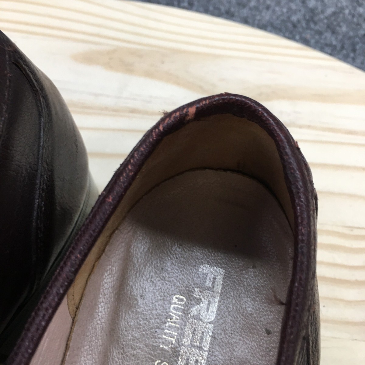 Freeman Shoes Mens 12 Casual Classic Loafers Burgundy Leather Slip On Low Top im-83751622?width=1280&size=1.  main image 3