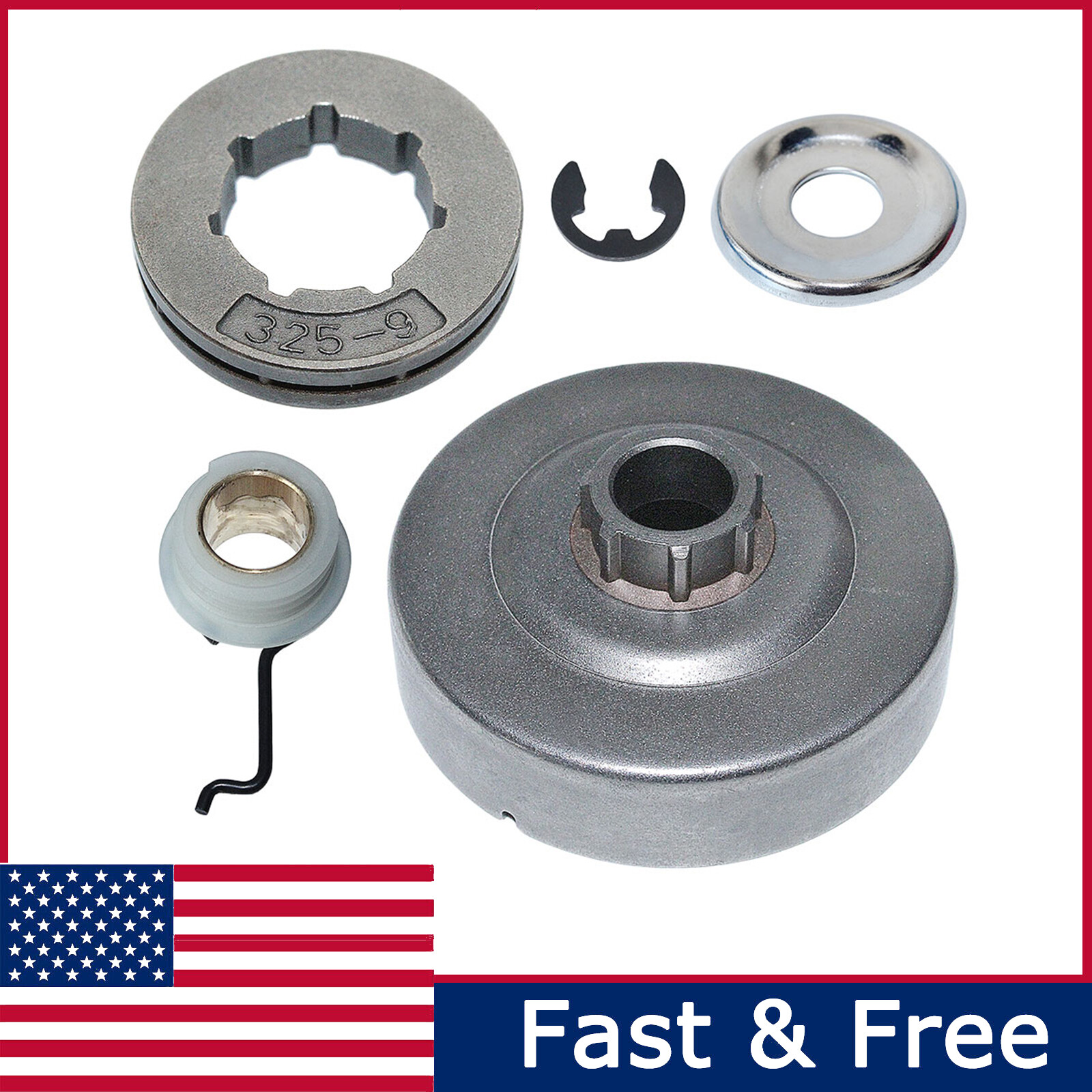 Stihl MS361 044 046 440 460 461 Chainsaw Clutch Sprocket Drum Kingpin-image