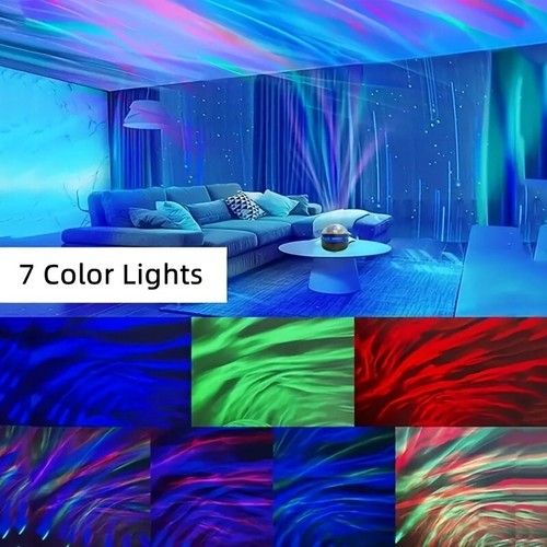 Aurora Light Projector, Northern Light Galaxy LED Lamp, with Remote Control - Picture 3 of 11