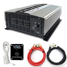 GoWISE Power 3000W/6000W Peak Pure Sine Wave Power Inverter with 3 AC Outlets