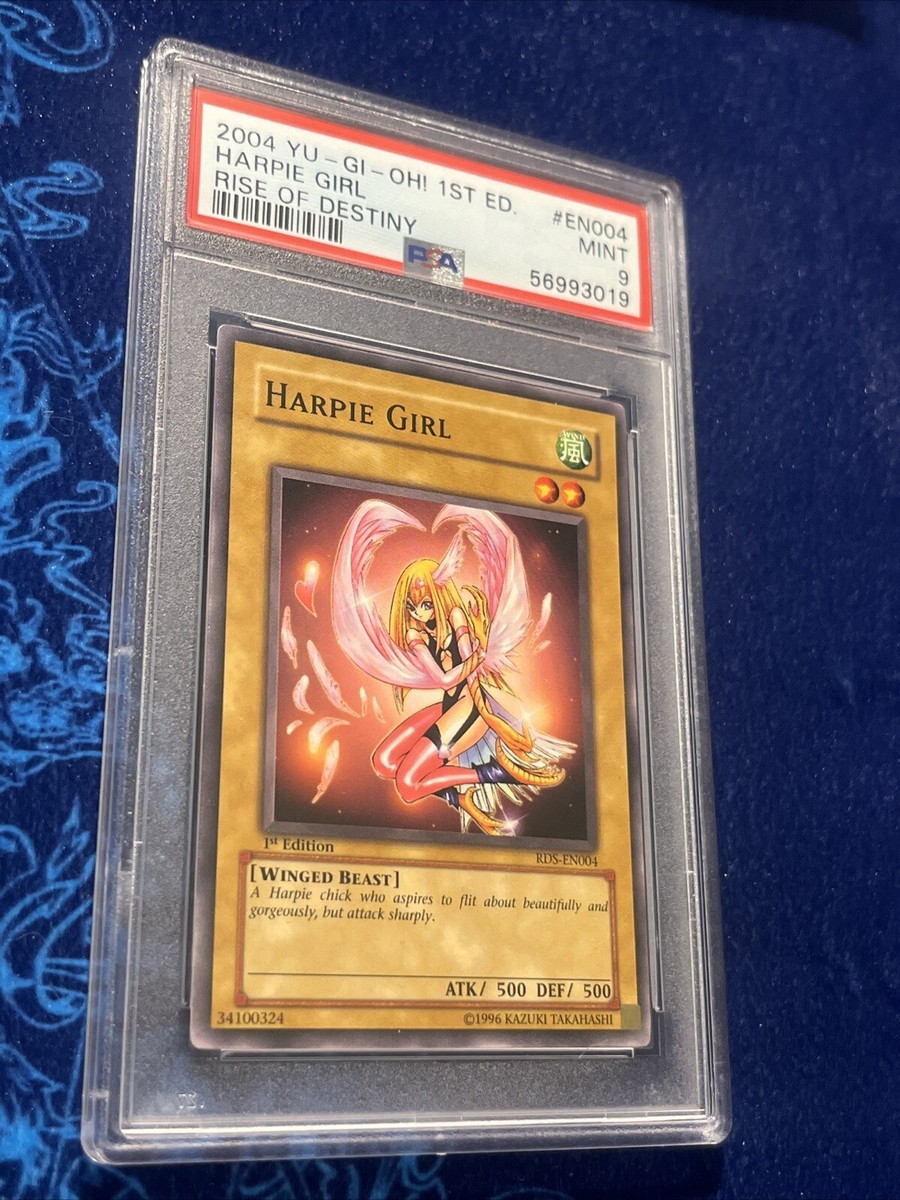 Yugioh Harpie Girl RDS-EN004 1st Ed Rise of Destiny PSA 9