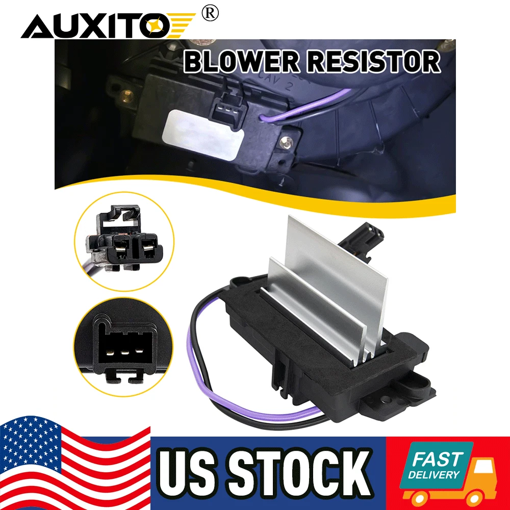 AC Heater Blower Motor Fan Speed Control Resistor for Chevy Silverado 1500  2500